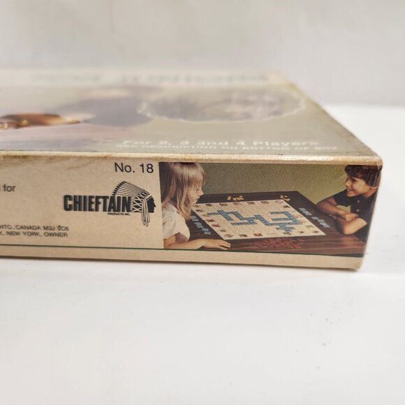 1982 Scrabble For Juniors Board Game Edition 5 Cheftain Selchow Vtg SEALED - Picture 4 of 10